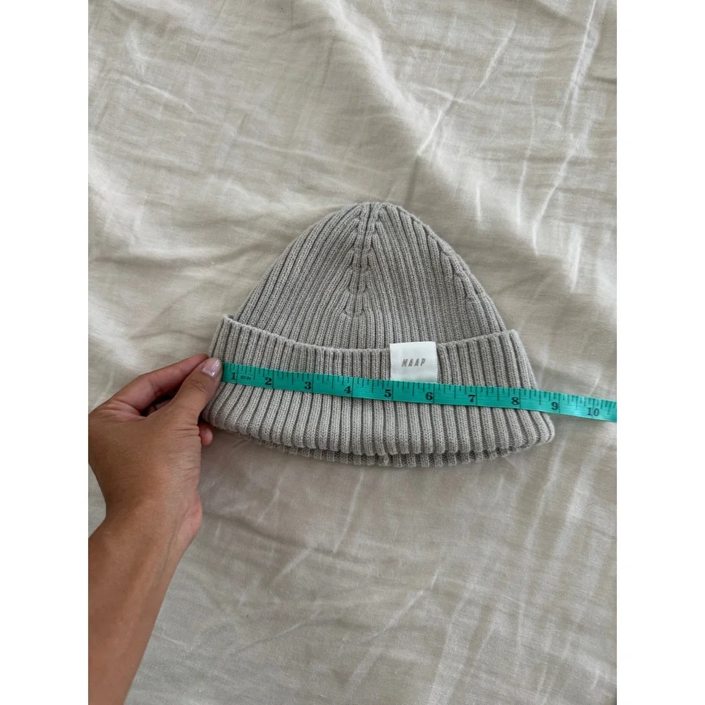 MAAP Cycling Grey Ribbed Beanie Hat